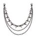 Hip Hop Punk Black Metal Rivet Pant Multi Layered Waist Chain Dress Up Jeans Accessories_ipsvogv.com