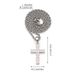 Copper Inlaid Zircon Pendant High-Quality Luxurious Cubic Zirconia Cross Necklace_ipsvogv.com