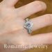 Purple Zircon Luxury, Provence~Ultra Sparkling Light Clear And Cold Sensation, High Grade Temperament Ring, Open Ring Luxury, Sensation, ,_ipsvogv.com