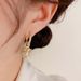 Unique Exquisite Trendy Cat's Eye Stone Ball Two-Way Wear Light Luxury High-End Fashion Elegant Socialite Style Earrings_ipsvogv.com