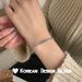 S999 Pure Silver Copper Coin Bracelet With Niche Design, High-end Feel, Simple New Style For Girls, Cool And Trendy_ipsvogv.com