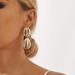 E13018 design gold and silver color blocked geometric alloy earrings, personalized, niche, high-end earrings for women_ipsvogv.com