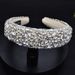 Shiny Rhinestone Thick Sponge Headband Full Of Diamonds Bridal Handmade Headdress Evening Dress Accessories_ipsvogv.com