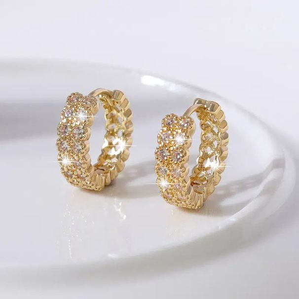 Cao Shifeng's Light Luxury Fashion French Gold Earrings, Female Temperament Goddess Style Earrings_ipsvogv.com
