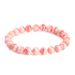 Jingde Jewelry Natural Argentine Pork Red Pattern Stone For Girls Fashion Round Bead Bracelet Gift_ipsvogv.com