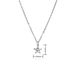 New Design, Simple Temperament, Leaf Flower Micro Inlaid Zircon Pendant Necklace_ipsvogv.com