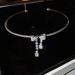bow Studded Zircon With ! Diamond Tassel Collar, Fashionable, Light Luxurious, High-end, Elegant Necklaces, Niche And_ipsvogv.com