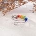 New Single Personalized Fashion Colored Multi Layered Open Ring_ipsvogv.com