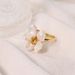 Natural Pearl Niche, High-end, Floral, Light Luxury, Niche Ring, Cool Style, Elegant Accessory_ipsvogv.com