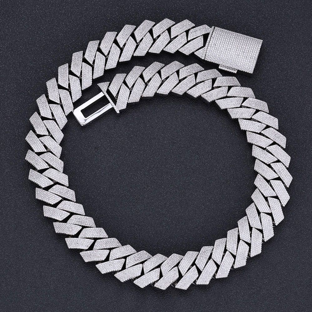 Men's Jewelry Hip Hop 26mm Six Row Zircon Diamond Cuban Chain Men's Necklace Trend Jewelry_ipsvogv.com