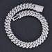 Men's Jewelry Hip Hop 26mm Six Row Zircon Diamond Cuban Chain Men's Necklace Trend Jewelry_ipsvogv.com