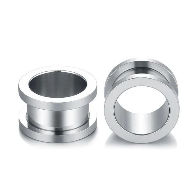 Men And Women's Jewelry Stainless Steel Pulley Ear Expander Popular Human Body Piercing Earrings Online Small_ipsvogv.com