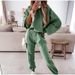 Women's Clothing popular autumn and winter women's sports and leisure hooded sweatshirt set two piece set_ipsvogv.com
