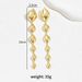 Ins Personality Exaggerated Ladies Earrings Niche Tassel Design Water Drop Earrings Metal Style All Match Earrings_ipsvogv.com