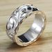 Cao Shi's New Simple Relief Vine Women's Fashion Ring Hand Jewelry_ipsvogv.com