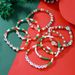 Christmas Bracelet Set Holiday Jewelry Snowman Santa Claus Bracelet Gift_ipsvogv.com