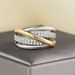 Fashionable and unique women's ring Color separated electroplated zircon inlaid_ipsvogv.com