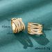 Cao Shi's Multi-layered Intersecting With Multi Ring Diamond Inlay Temperament, High-end Banquet Earrings, Fashionable_ipsvogv.com