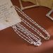 Women's Jewelry Pearl Necklace Light Luxury Niche High End Autumn And Winter Long Multi Layered Sweater Chain Cheongsam Accessories Neck Chain_ipsvogv.com
