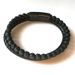 Volcanic Natural Stone Tiger Eye Beaded Bracelet For Men With Cowhide Cord And Agate Bangle Jewelry_ipsvogv.com