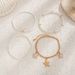 Ocean Vacation Style Starfish Pendant Anklet Set Temperament Pearl Rice Bead Foot Decoration For Women_ipsvogv.com