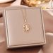Fashion Niche Zircon Hollowed Out Virgin Mary Necklace Pendant INS Collarbone Chain Accessory_ipsvogv.com