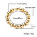 classic stainless steel classic button pig nose bracelet titanium steel jewelry coffee bean bracelet width 20cm_ipsvogv.com