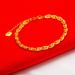 Live Broadcast Four Leaf Wedding Vintage Plated Vieamese Sand Gold Phoenix Eye Lucky Grass Bracelet_ipsvogv.com