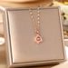 A Lively Heart, Six Pointed Star Zircon Necklace For Women, Light Luxury Niche Design. The Collarbone Chain Is A_ipsvogv.com