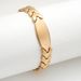 Simple wheat ear men's titanium steel bracelet jewelry anti static negative ion bracelet women's magnetic therapy bracelet_ipsvogv.com