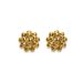 Hot Selling Spot INS Gold Plated Titanium Steel OOTD Water Drop Sun Flower Earrings_ipsvogv.com