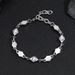 Stainless Steel Diamond Splicing Obsidian Bracelet Men And Women Do Not Fade Jewelry Advanced Simple Bracelet_ipsvogv.com