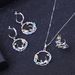 Designer Natural Gemstone National Style Pendant Natural Style Animal Design Silver Topaz Necklace Pendant_ipsvogv.com
