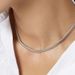 Silver Necklace High-grade Soft Snake Bone Chain Ins High-grade Necklace Niche Entry Luxury Blade Chain Clavicle Chain Necklace Chain_ipsvogv.com