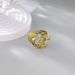 Ring Personality Gold Mask Opening Ring New Bracelet_ipsvogv.com