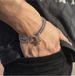 Kaiyi New Titanium Steel Cross Hip-Hop Versatile Minimalist Style Men's Bracelet_ipsvogv.com