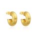 Women’s Jewelry Set Fashion EarringsThick Circle C Shaped Earrings Exaggerated Earrings New Trend Earrings Female Personality Simple_ipsvogv.com
