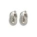 Women's Jewelry Metal Lock Copper Micro Inlaid Earrings Niche Cold Style Light Luxury High End Zircon Ear Jewelry_ipsvogv.com
