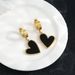 Minimalist titanium steel earrings for women, color retention for new style shells, great love for stainless steel_ipsvogv.com