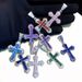 Cross Necklace Pendant Hip Hop Zircon Heavy Diamond Fashion Accessories High Street Personality Couple Necklace_ipsvogv.com