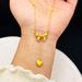 Explosive Love Tassel Bow New Girl Titanium Steel D Fu Same Style Internet Red Non Fading Collar Chain Necklace Jewelry_ipsvogv.com
