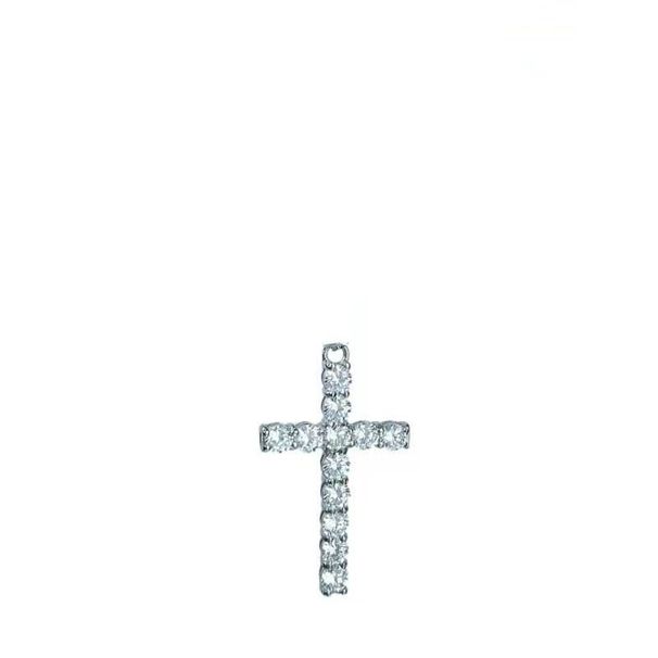 New Full Diamond Cross Pendant Personalized Hip Hop Minimalist Men's Necklace_ipsvogv.com