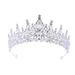 Bridal Crown Alloy Hair Accessories Wedding Dress Rhinestone Headband Electroplating Birthday Crown Dinner Wedding Headdress_ipsvogv.com