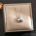 Peach Pearl Niche Design, High-end Feel, Light Luxu Collarbone Chain, Heart Pendant, Fashionable And Versatile_ipsvogv.com
