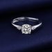 Live streaming simulation of moissani sun, moon, stars, fashion four claws, 50 points light luxury living ring for women_ipsvogv.com