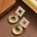 Fashionable Exquisite Diamond Inlaid Zircon Colorful Abalone Shell For Women With A Sense Of Luxury And Temperament,_ipsvogv.com
