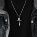 Jewelry stainless steel ankh cross necklace men's titanium steel pendant accessories jewelry_ipsvogv.com