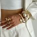 temperament Baroque large pearl ins stacking bracelets exaggerated irregular winding hug hand jewelry_ipsvogv.com