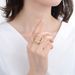 Unisex Jewelry Fashion Simple Color Preserving Multi Layer Exaggerated Irregular Ring Opening Adjustable Unisex Hand Jewelry Net Celebrity_ipsvogv.com