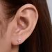 Women's Jewelry 925 Sterling Silver Geometric Diamond Opal Flat Head Thread Body Piercing Earrings Fashion Jewelry_ipsvogv.com